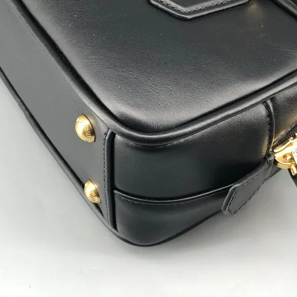 Miu Miu Black Leather Satchel Bag 22×11×8cm - Picture 9 of 13